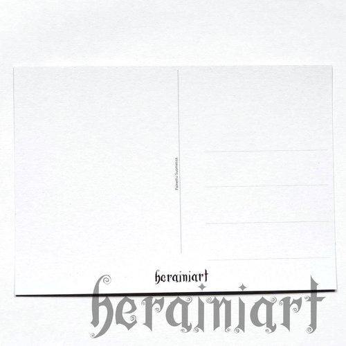 All I want for christmas is more books -postikortti