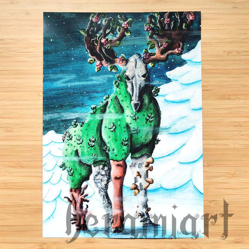 Hiiden hirvi 1 -A4 juliste