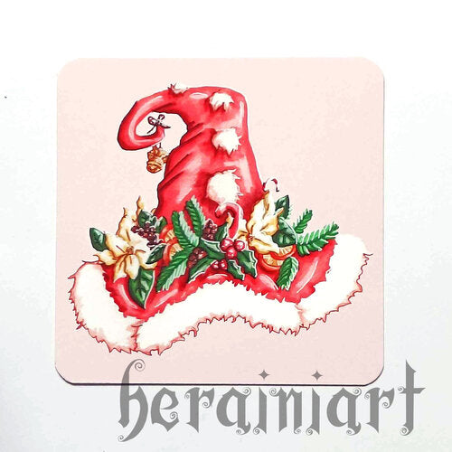 Jouluhattu -neliökortti