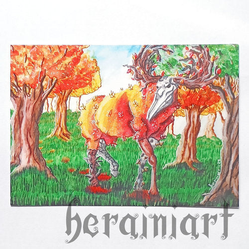 Hiide hirvi 3 -postikortti