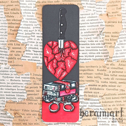 Synkän romantiikan lukija -kirjanmerkki