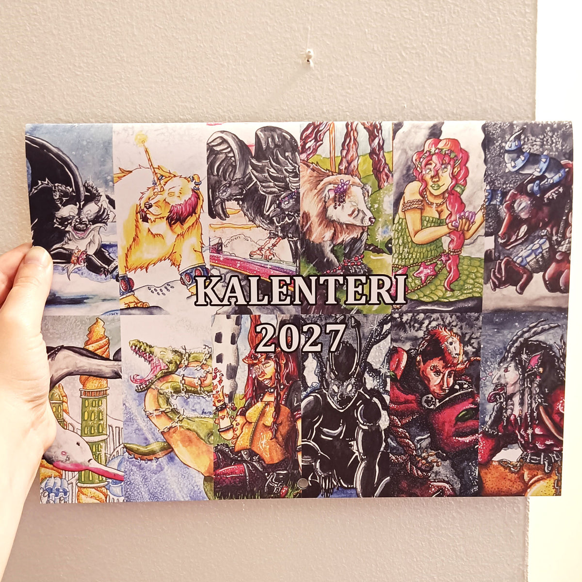 Taruolennot-seinäkalenteri vuodelle 2027