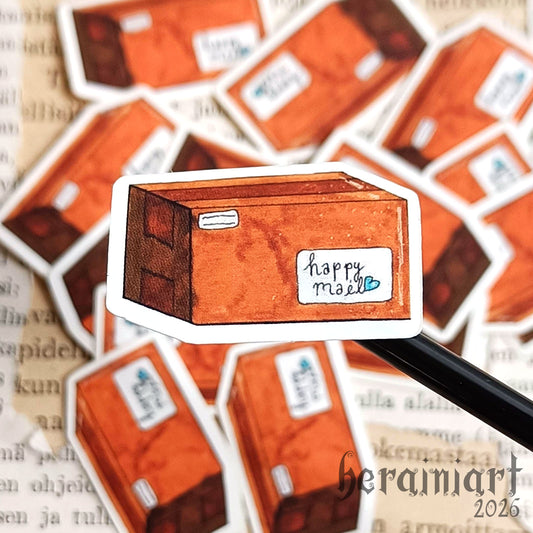 Postipaketti -kalenteritarra