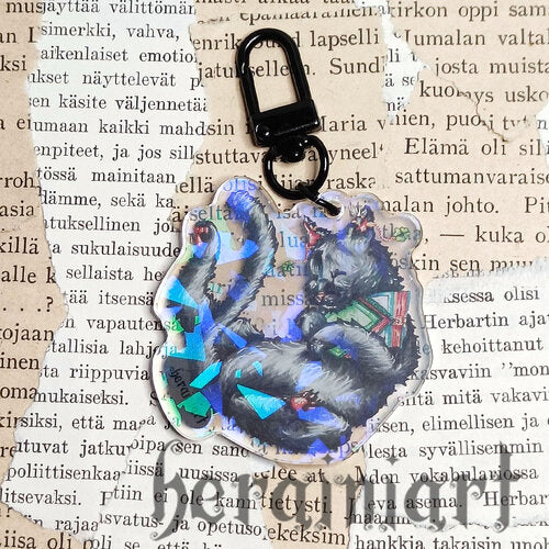 Rakastan kirjoja -akryyliavaimenperä