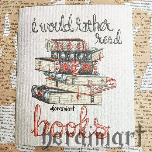 i would rather read books -sieniliina