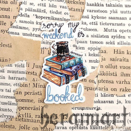 sorry my weekend is booked -vinyylitarra