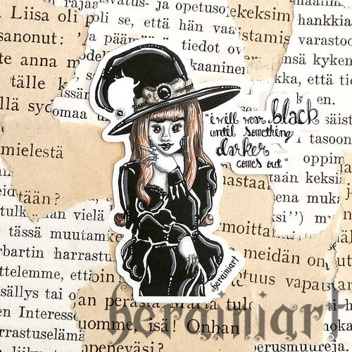 i will wear black until something darker comes out -vinyylitarra