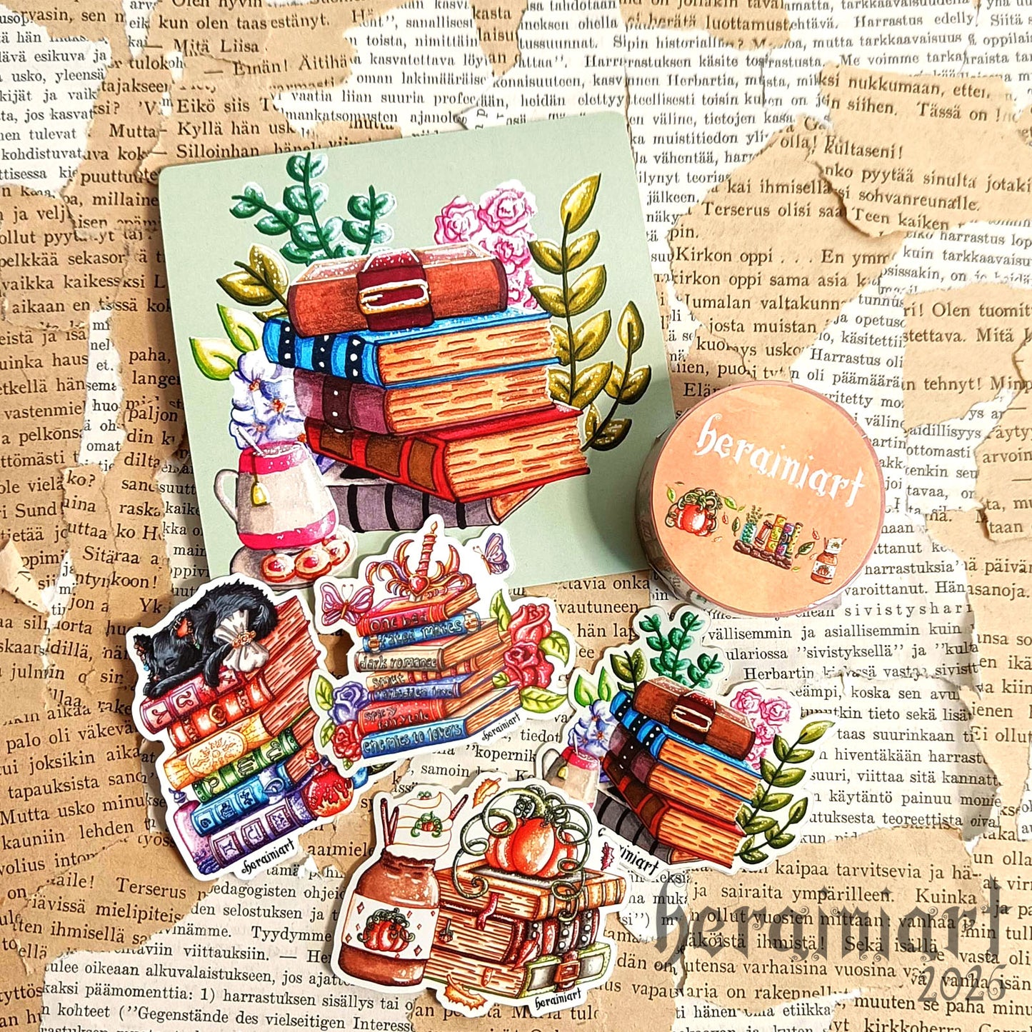 Kirjateemainen askartelu -tuotepaketti