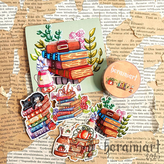 Kirjateemainen askartelu -tuotepaketti