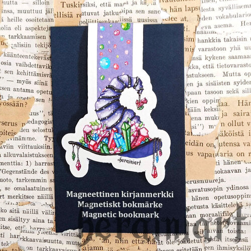 Kristallinoita -magneettinen kirjanmerkki